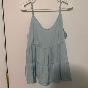 Naked Zebra Baby Blue tank